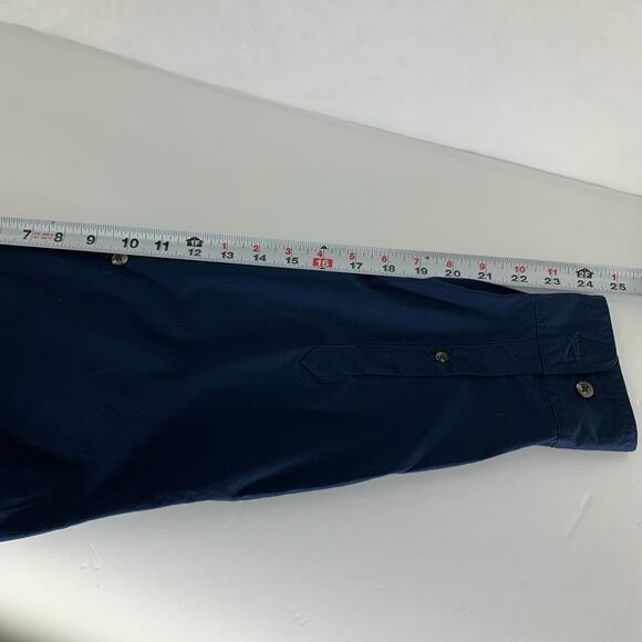 Columbia Navy Blue Long Sleeve Mens Casual Long Sleeve Shirt Size L - Picture 5 of 15